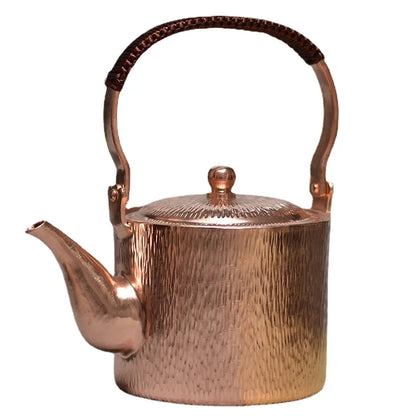 Handmade Portable Tea Set Copper Small Teapot Japanese Water Kettles Vintage Coffee Pot Set Water Jug Metal Kung Fu Tea Table
