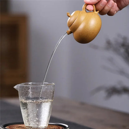 Handmade Purple Clay Teapot Small Capacity Boutique Yixing Tea Pot Raw Ore Beauty Kettle Chinese Tea Ceremony Accessories