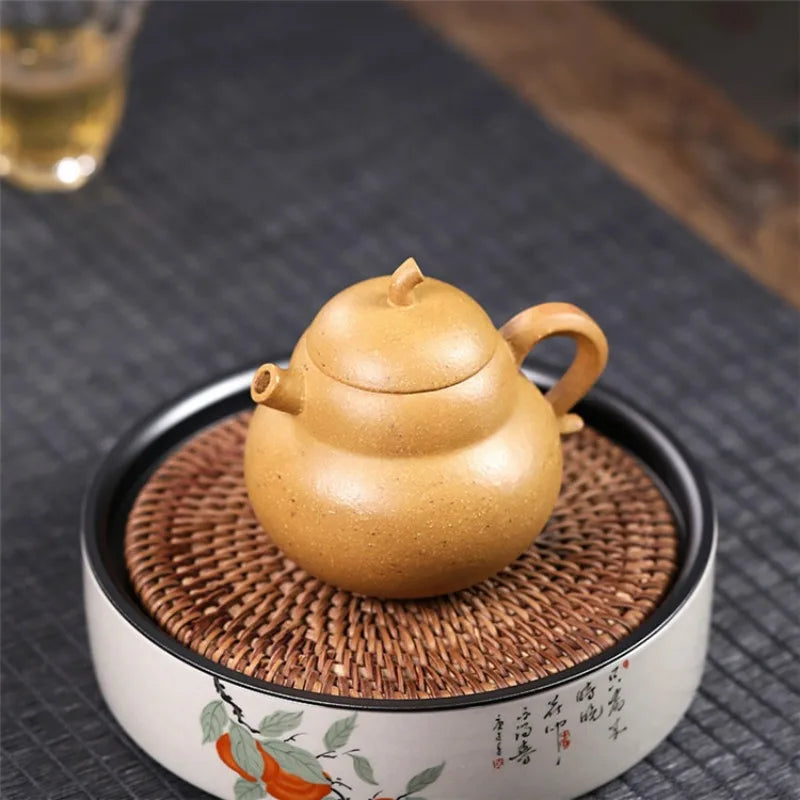 Handmade Purple Clay Teapot Small Capacity Boutique Yixing Tea Pot Raw Ore Beauty Kettle Chinese Tea Ceremony Accessories