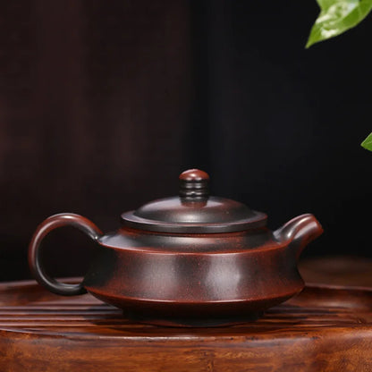 Handmade Purple Clay Teapot Tea Ceremony Customized Gifts Household Chinese Authentic Yixing Tea Pot Beauty Kettle 150ml