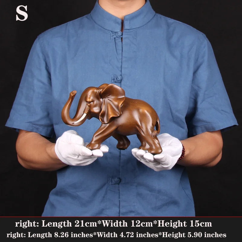 Handmade Resin Elephant  Ornament  Modern art sculpture  for Home Living Room Office Animal Statue High Quality Ornaments Gift