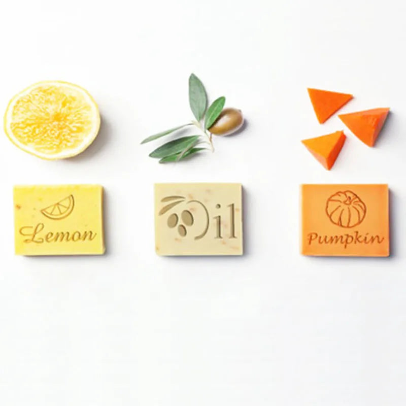 Handmade Soap Stamps, Resin, Variety of Leaves, Flower, Plants, Handmade Soap, DIY, 3 Pc Set