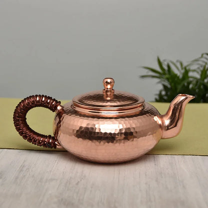Handmade Tea Kettle Set, Small Tea Kettle, Japanese Copper Kongfu Pots, Metal Teapots to Boil Water, Kung Fu Tea Set