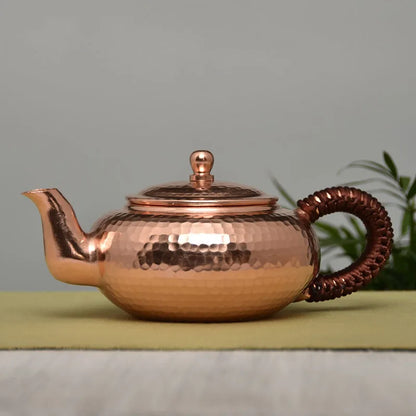 Handmade Tea Kettle Set, Small Tea Kettle, Japanese Copper Kongfu Pots, Metal Teapots to Boil Water, Kung Fu Tea Set