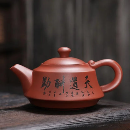 Handmade Tea kettle Chinese Authentic Yixing Zisha Teapot Set Kung Fu Teaware for Home Purple Clay Tea Pots