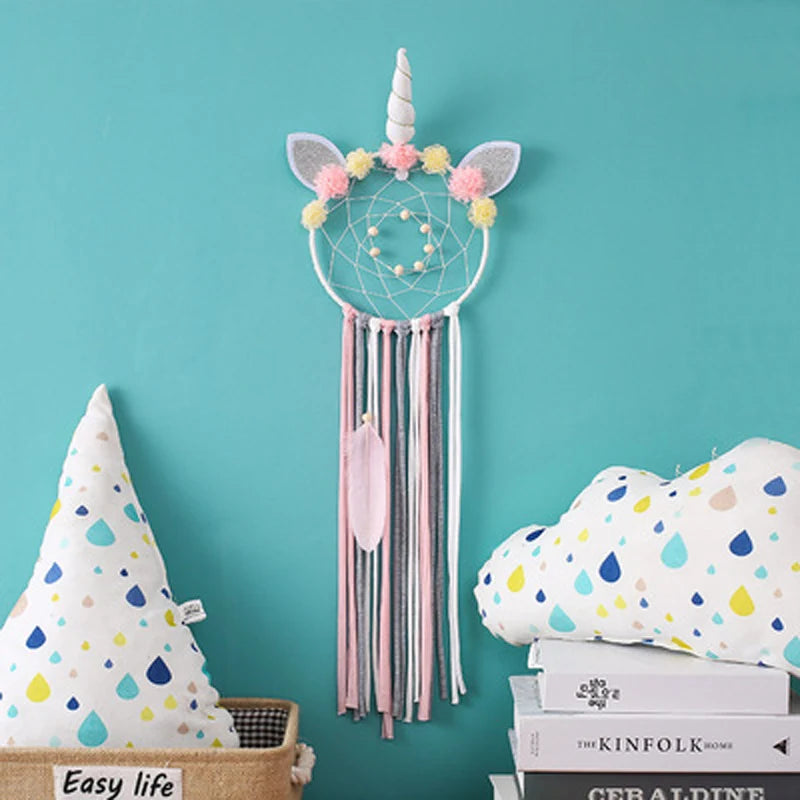 Handmade Wind Chime Dream catcher, Circular Wall Hanging Pendant for Wedding Party, Home Wall Art, Car Hangings Decor Gift