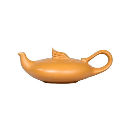 Handmade YIFan Feng shun Yixing Duan Mud Purple Clay Teapots Chinese Kung Fu Xishi Pot 340ml Green Tea Infuser Maker Kettle Gift