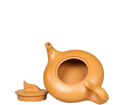Handmade YIFan Feng shun Yixing Duan Mud Purple Clay Teapots Chinese Kung Fu Xishi Pot 340ml Green Tea Infuser Maker Kettle Gift