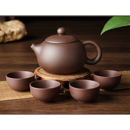 Handmade Yixing Clay Teapot Chinese Kettle Puer Tea Set Kung Fu Zisha Teaware  200ML