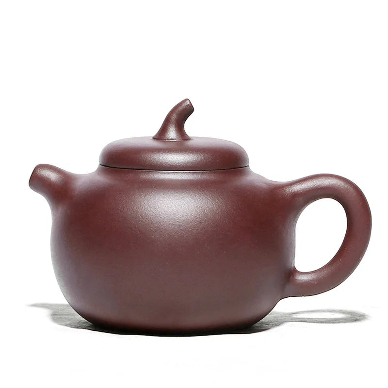 Handmade Yixing Purple Clay Pot Teapot, Tea Set, Drinkware, Zisha Kung-Fu Tea for Drink, Green Puer