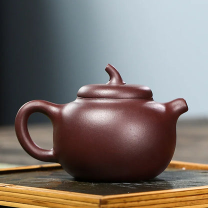 Handmade Yixing Purple Clay Pot Teapot, Tea Set, Drinkware, Zisha Kung-Fu Tea for Drink, Green Puer