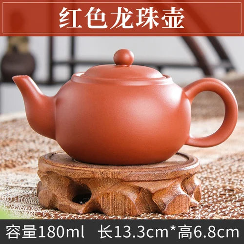 Handmade Zhu Ni XiShi Pot Filter Brewing Teapot, Ceramic Chinese Tea Set, Antique Small Teapot