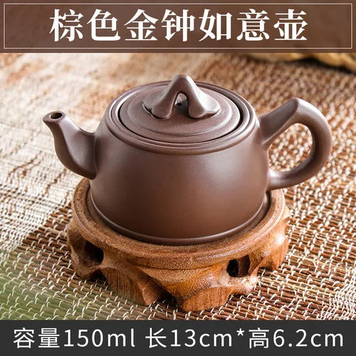 Handmade Zhu Ni XiShi Pot Filter Brewing Teapot, Ceramic Chinese Tea Set, Antique Small Teapot