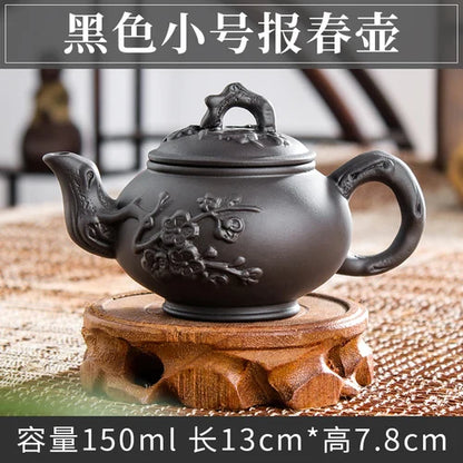 Handmade Zhu Ni XiShi Pot Filter Brewing Teapot, Ceramic Chinese Tea Set, Antique Small Teapot
