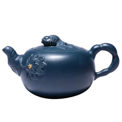 Handmade Zisha Teapot, Yixing Handmade Pot, Kung-Fu Teaware, Purple Clay, Drinkware in Tianqing Mud, Every Year
