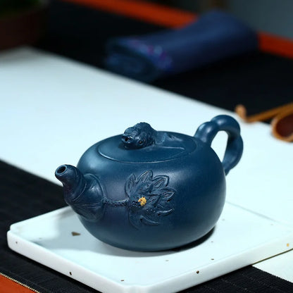 Handmade Zisha Teapot, Yixing Handmade Pot, Kung-Fu Teaware, Purple Clay, Drinkware in Tianqing Mud, Every Year