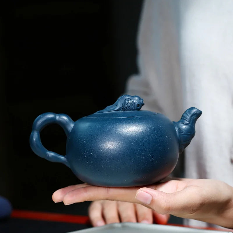 Handmade Zisha Teapot, Yixing Handmade Pot, Kung-Fu Teaware, Purple Clay, Drinkware in Tianqing Mud, Every Year