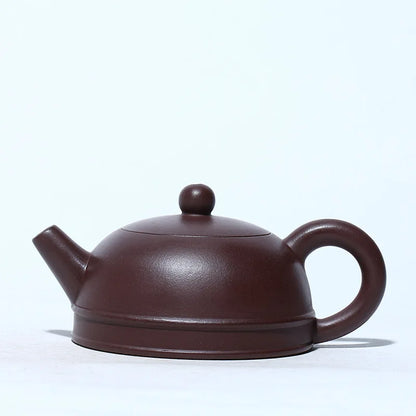 Handmade Zisha Teapot with Purple Clay, Ore Purple Mud, Zen Heart Teapot, Yixing Handmade Pot, Kung-Fu Teaware, Purple Clay Drin