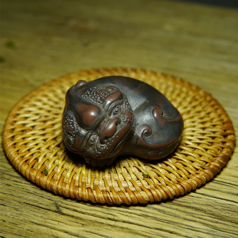 Handmade qinzhou nixing Clay Handmade Pixie Tea Pet Teaset Ceremony Tea Accessories Kung Fu Cha Tea
