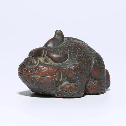 Handmade qinzhou nixing Clay Handmade Pixie Tea Pet Teaset Ceremony Tea Accessories Kung Fu Cha Tea