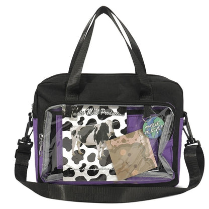 Harajuku Clear Shoulder Bag for Girl Women Transparent Crossbody Bag Dating Bag
