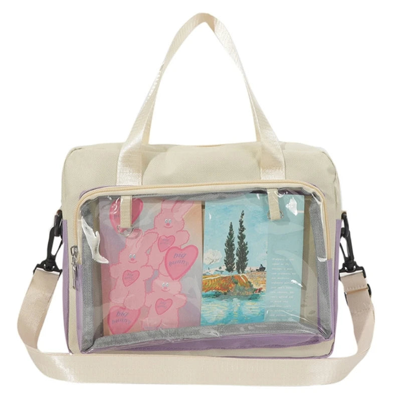 Harajuku Clear Shoulder Bag for Girl Women Transparent Crossbody Bag Dating Bag