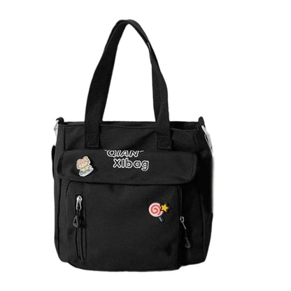 Harajuku Handbags for Women Girls Large Capacity Messenger Bag Shoulder Bags Crossbody Zipper Closure
