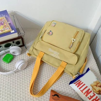Harajuku Handbags for Women Girls Large Capacity Messenger Bag Shoulder Bags Crossbody Zipper Closure
