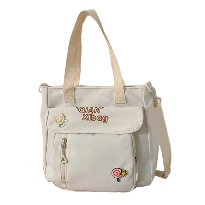 Harajuku Handbags for Women Girls Large Capacity Messenger Bag Shoulder Bags Crossbody Zipper Closure