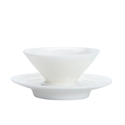 Hat Cup Mutton Jade Porcelain Tea Cup Sketch Tea Cup Master Cup Ceramic Kung Fu Tea Set White Porcelain Water Drop Gratitude Cup