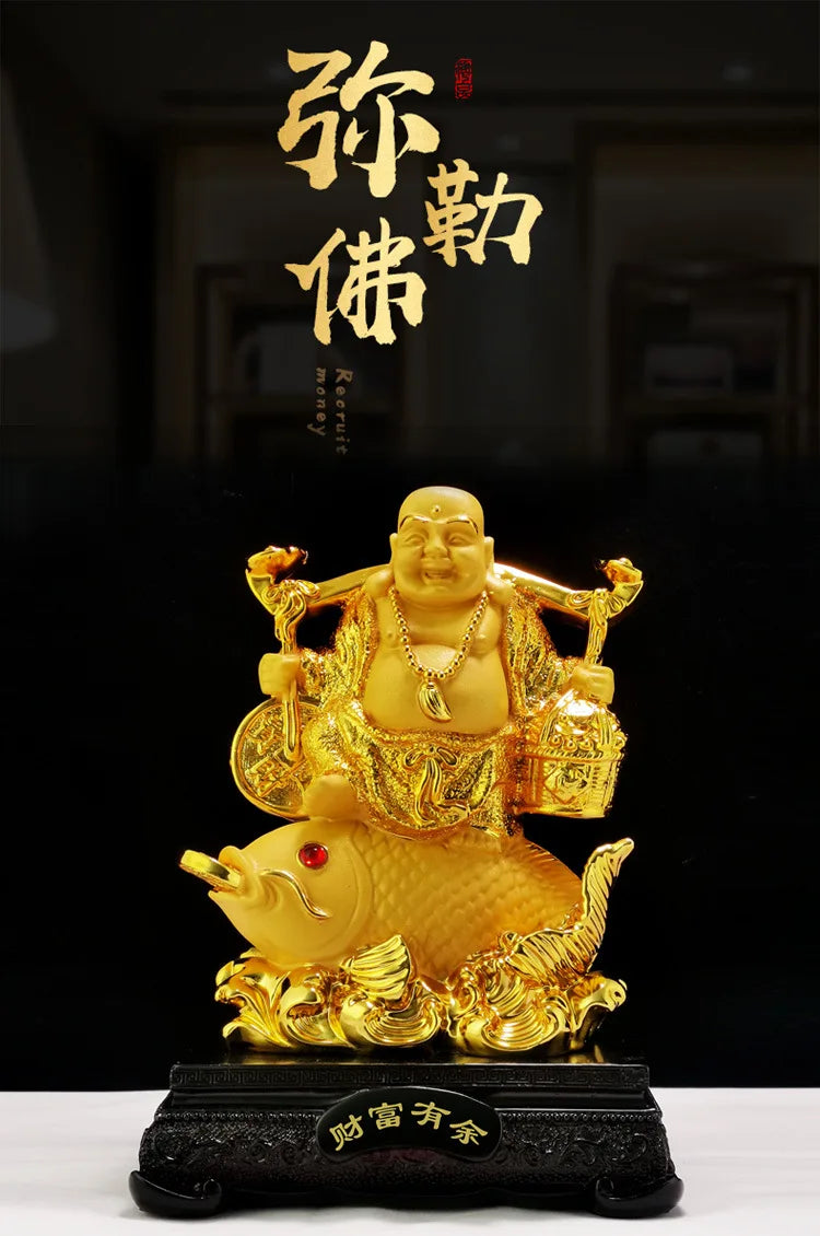 Diwansi Gold Placer Has More Than Enough Wealth, Arowana Maitreya Ornaments and Crafts, Home Shops, Opening Gifts, Wholesale.