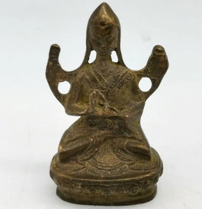 China brass small Buddha crafts statue