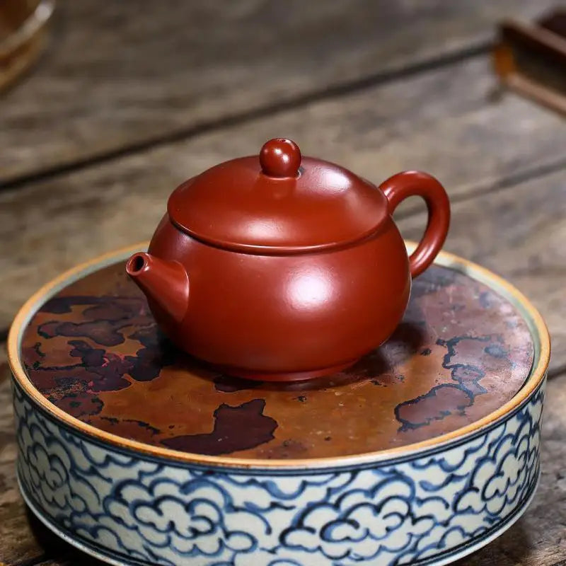 Dahongpao Yurun Purple Clay Pot, Zisha Teapot, Handmade Kung-Fu TeawarePurple Drinkware for Puer Green, Black Janpan Kettle