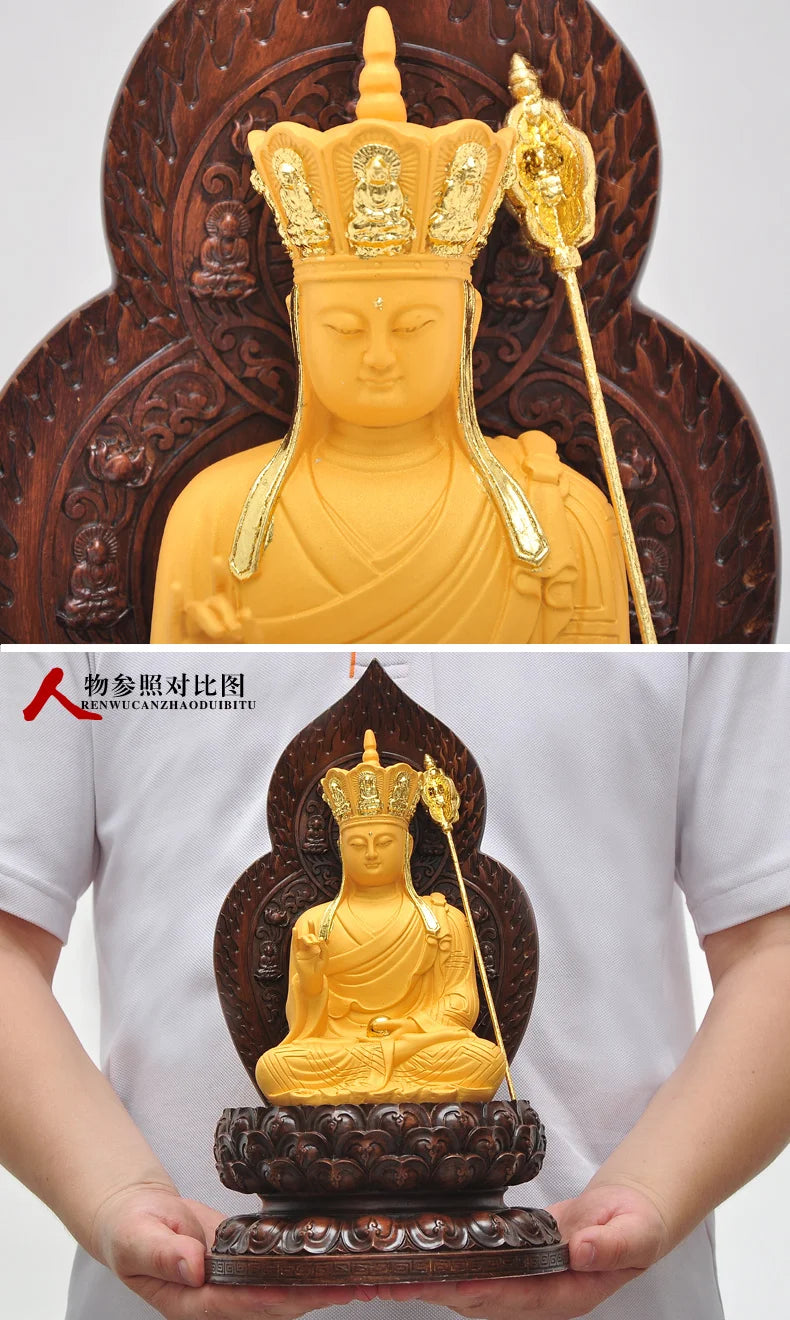 Resin avalokitesvara porch buddhist temple consecrate Buddha sitting room store household adornment handicraft TV ark shiva