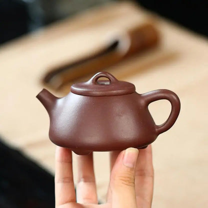 Zisha Zisha Teapot Yixing Handmade Kung-Fu Teaware, Purple Clay Drinkware, Green and Black Chinese Tea