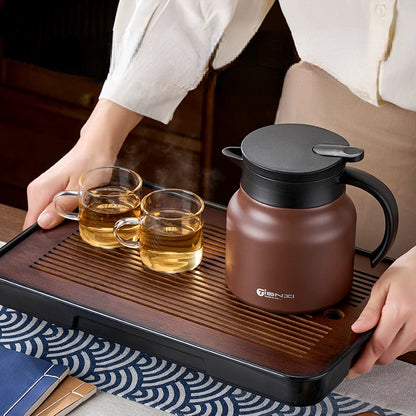 Heat-Preserving Stewing Teapot 304 Stainless Steel /Ceramic liner Brew Tea Pot Portable Thermos Pot Braised Soaked Tea Pot