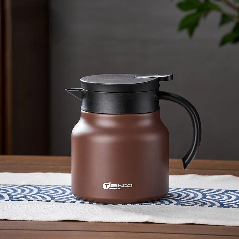 Heat-Preserving Stewing Teapot 304 Stainless Steel /Ceramic liner Brew Tea Pot Portable Thermos Pot Braised Soaked Tea Pot