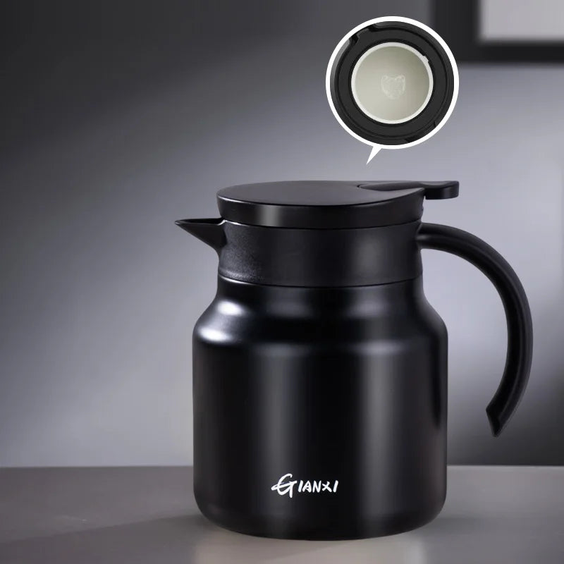 Heat-Preserving Stewing Teapot 304 Stainless Steel/Ceramic liner Brew Tea Pot Portable Thermos Pot Braised Soaked Tea Pot