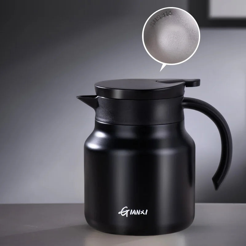 Heat-Preserving Stewing Teapot 304 Stainless Steel/Ceramic liner Brew Tea Pot Portable Thermos Pot Braised Soaked Tea Pot