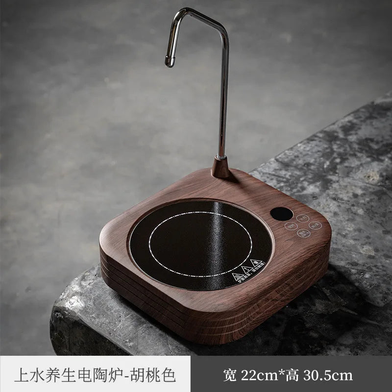 Heat-Resistant Glass Large Loop-Handled Teapot Teapot Tea Cooker Scented Tea Steam Teapot Kettle Black Tea Electric Ceramic St