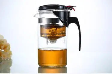 Heat Resistant Glass Teapot, Flower Tea Set, Puer Kettle, Convenient Office Teaset, Drinkware, Hot Sale