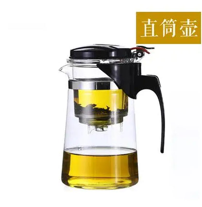 Heat Resistant Glass Teapot, Flower Tea Set, Puer Kettle, Convenient Office Teaset, Drinkware, Hot Sale