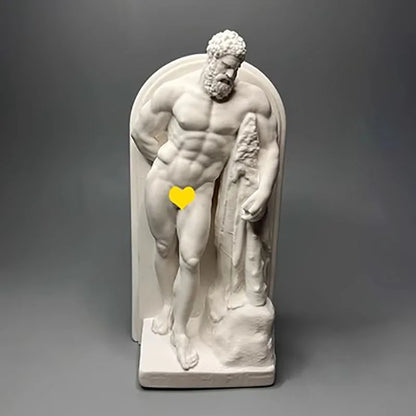 Hercules Gypsum Statue, Sculpture Crafts, Home Decoration, Ornaments, Art Sketch, Teaching Aids, Gifts