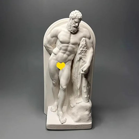 Hercules Gypsum Statue, Sculpture Crafts, Home Decoration, Ornaments, Art Sketch, Teaching Aids, Gifts