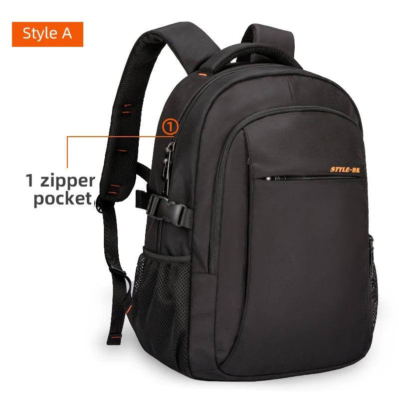 Heroic Knight Anti Theft Oxford 27L Large Capacity Men 15.6 Inch Laptop Backpacks School Fashion Travel Backpacking Male Bags