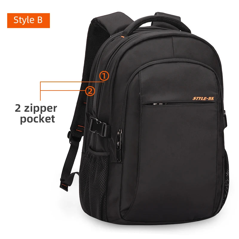 Heroic Knight Anti Theft Oxford 27L Large Capacity Men 15.6 Inch Laptop Backpacks School Fashion Travel Backpacking Male Bags