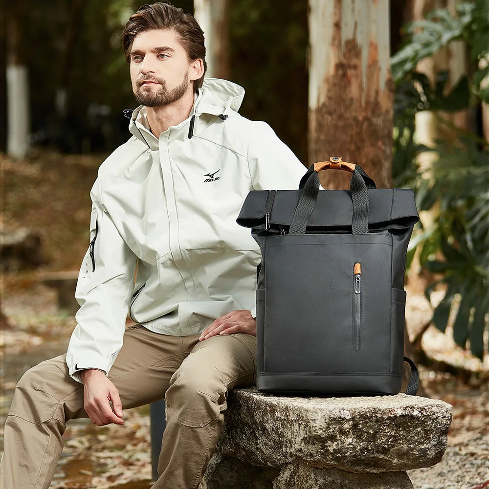 Heroic Knight Backpack Men Expandable Travel Backpack Daily Cycling backpack Waterproof High Capacity Man Outdoor hiking Handbag