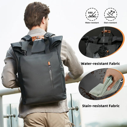 Heroic Knight Backpack Men Expandable Travel Backpack Daily Cycling backpack Waterproof High Capacity Man Outdoor hiking Handbag