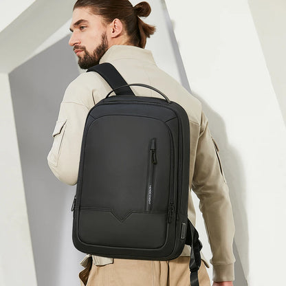 Heroic Knight Backpack Men's Expandable Laptop Backpack 15.6 Inch Waterproof Rucksack Travel Backpack Women Man Office College