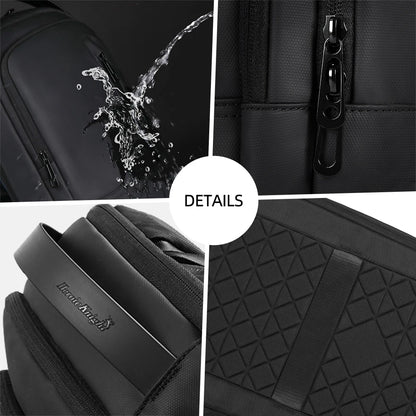 Heroic Knight Backpack Men's Expandable Laptop Backpack 15.6 Inch Waterproof Rucksack Travel Backpack Women Man Office College
